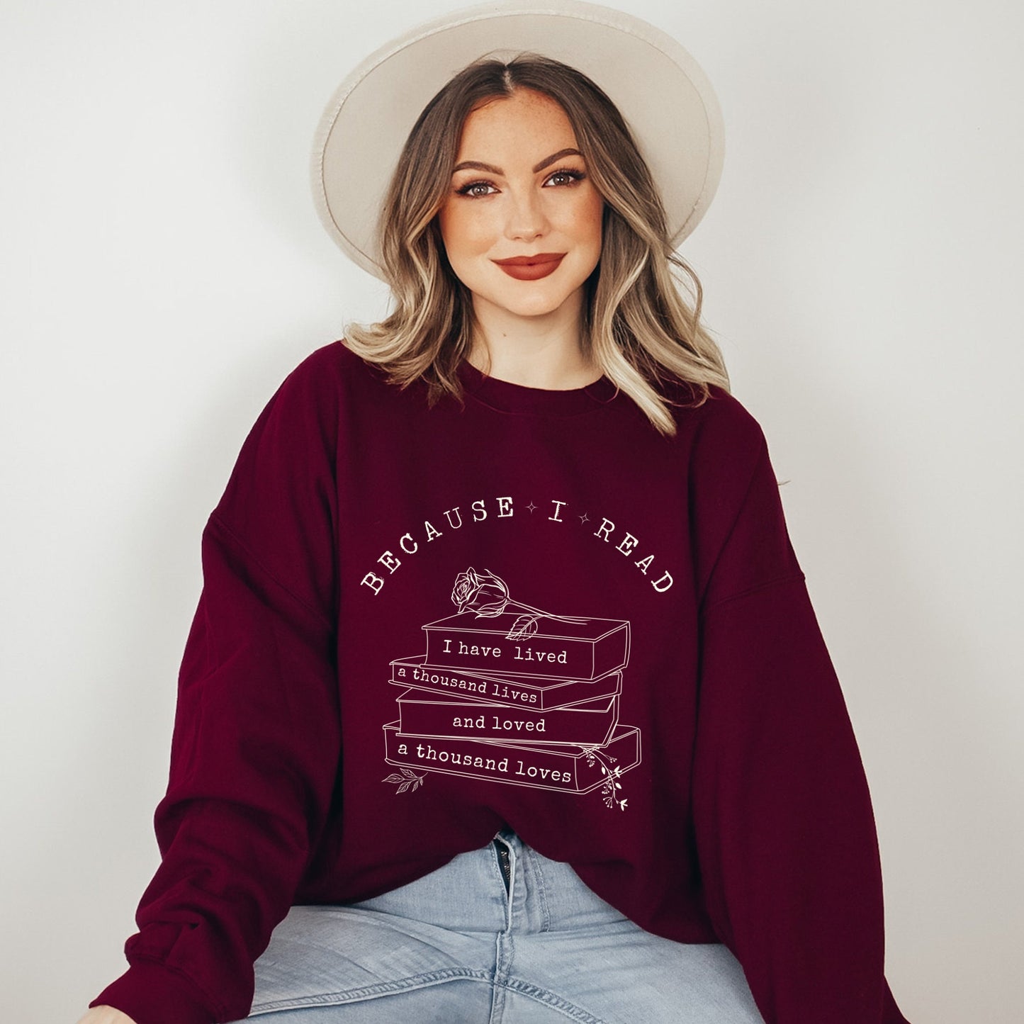 Reading Quote Sweatshirt