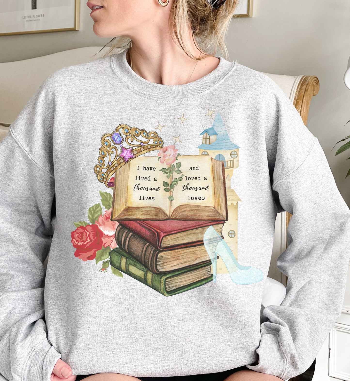 Reading Quote Sweatshirt