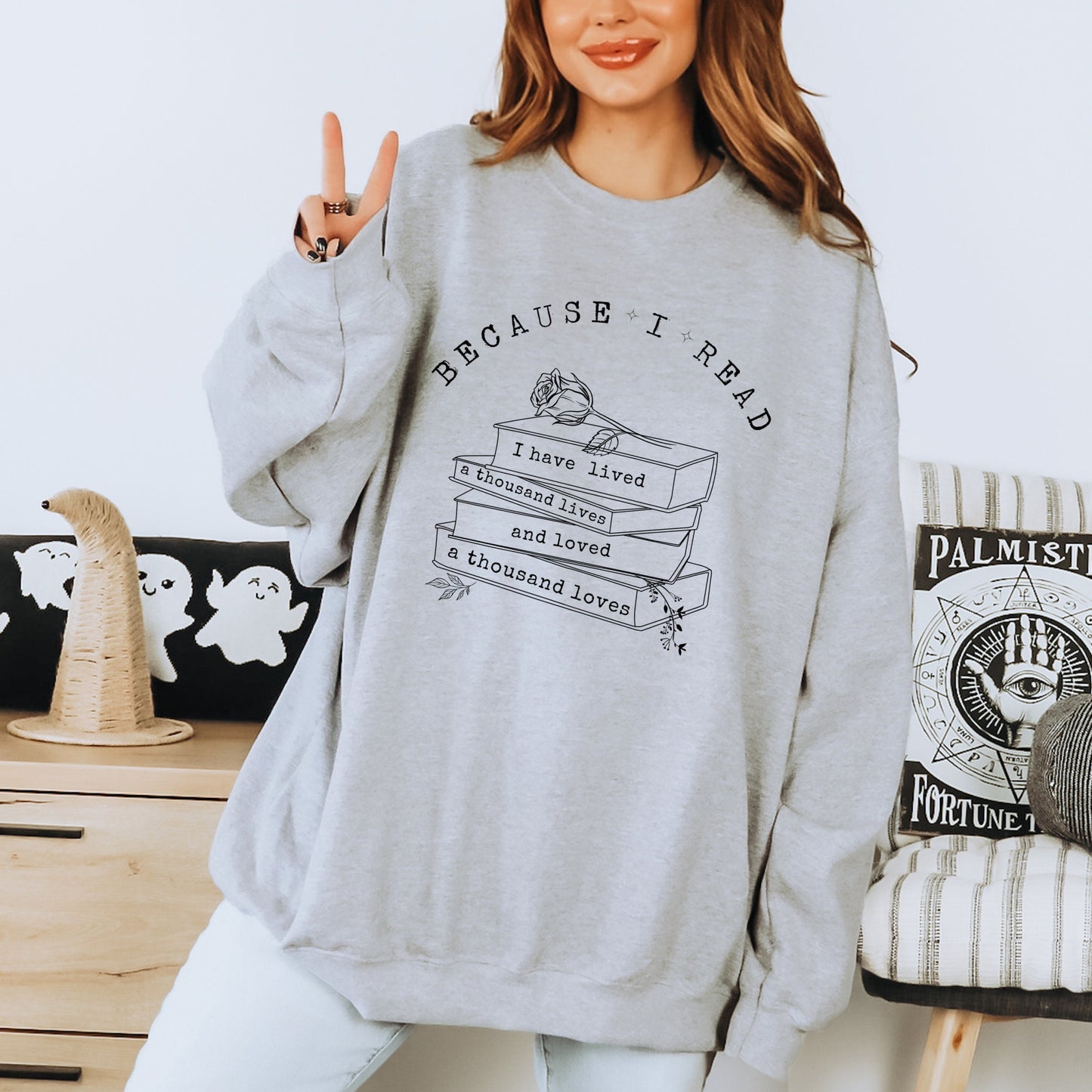 Reading Quote Sweatshirt