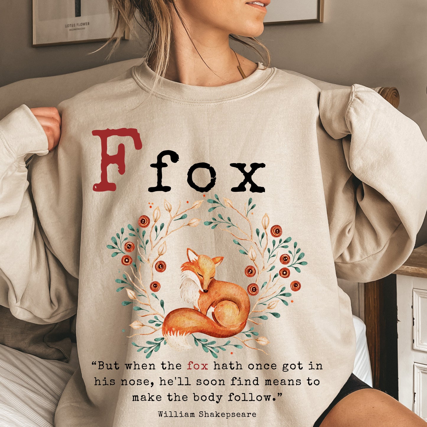 Shakespeare Fox Sweatshirt