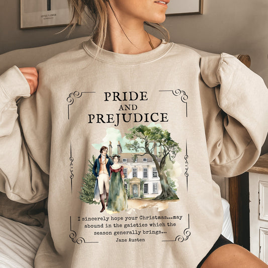 Christmas Pride And Prejudice Sweatshirt