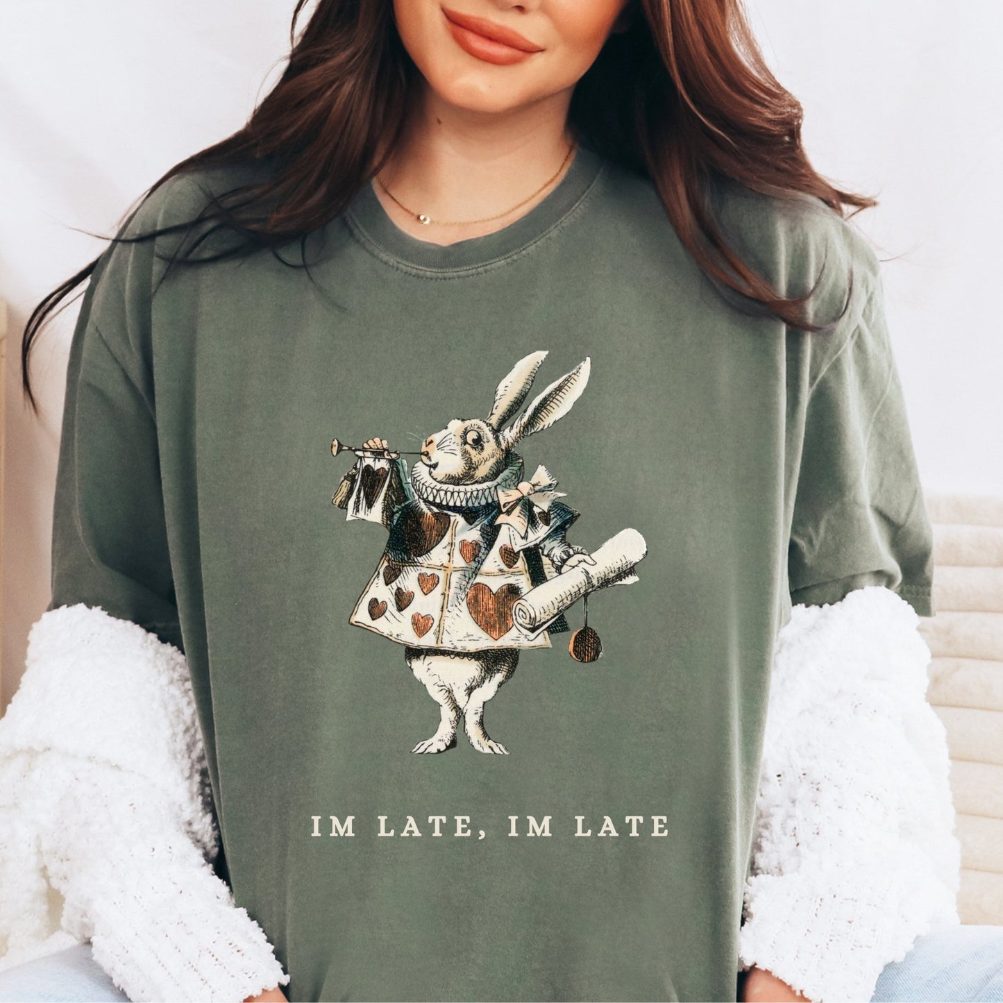 I'm Late Alice In Wonderland Shirt