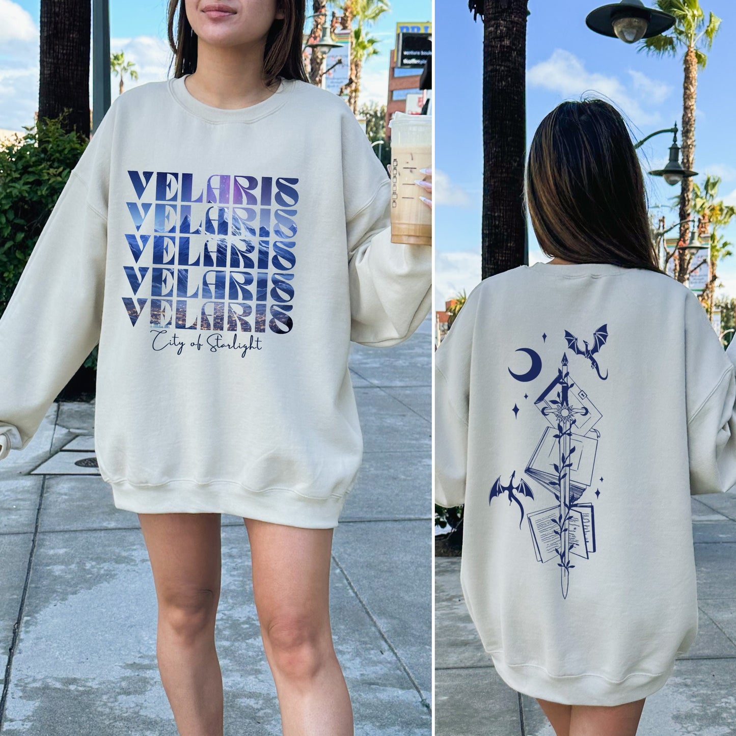 Velaris Back Print Sweatshirt