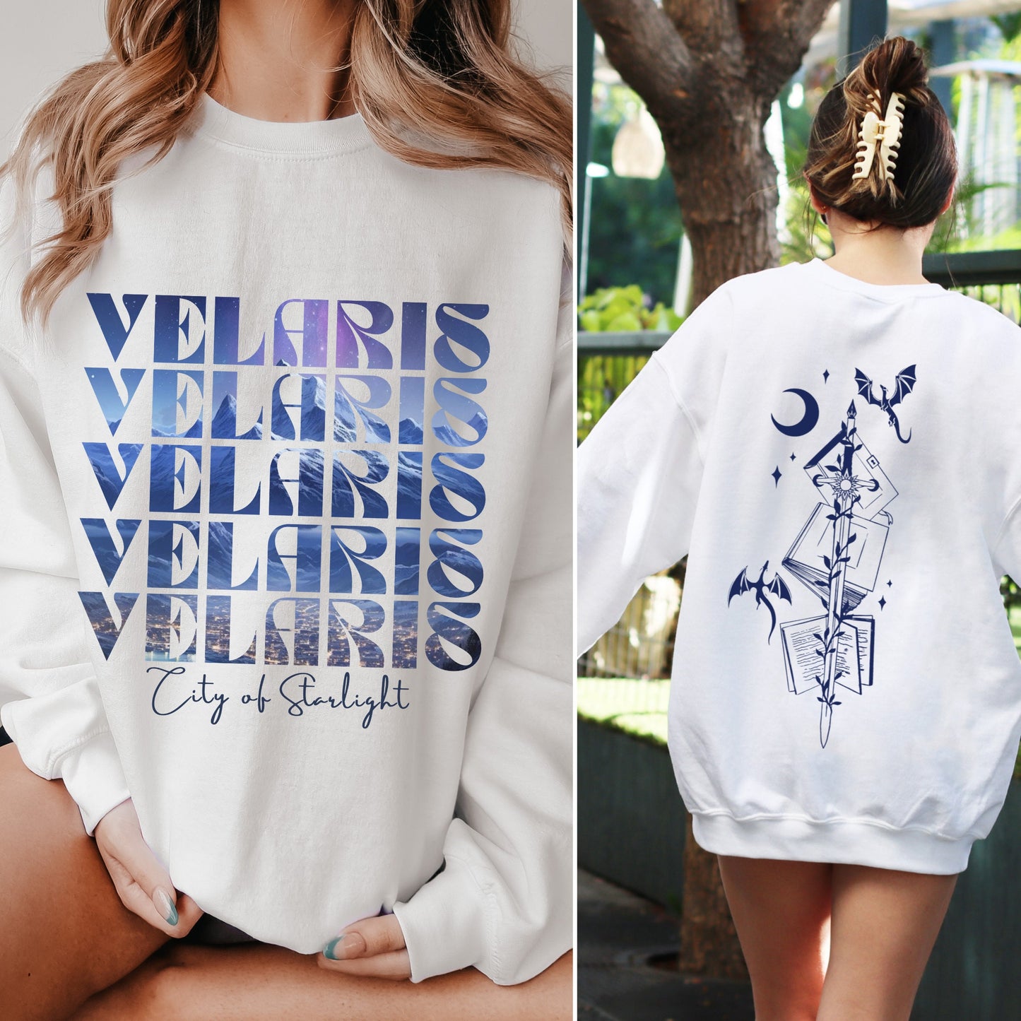 Velaris Back Print Sweatshirt