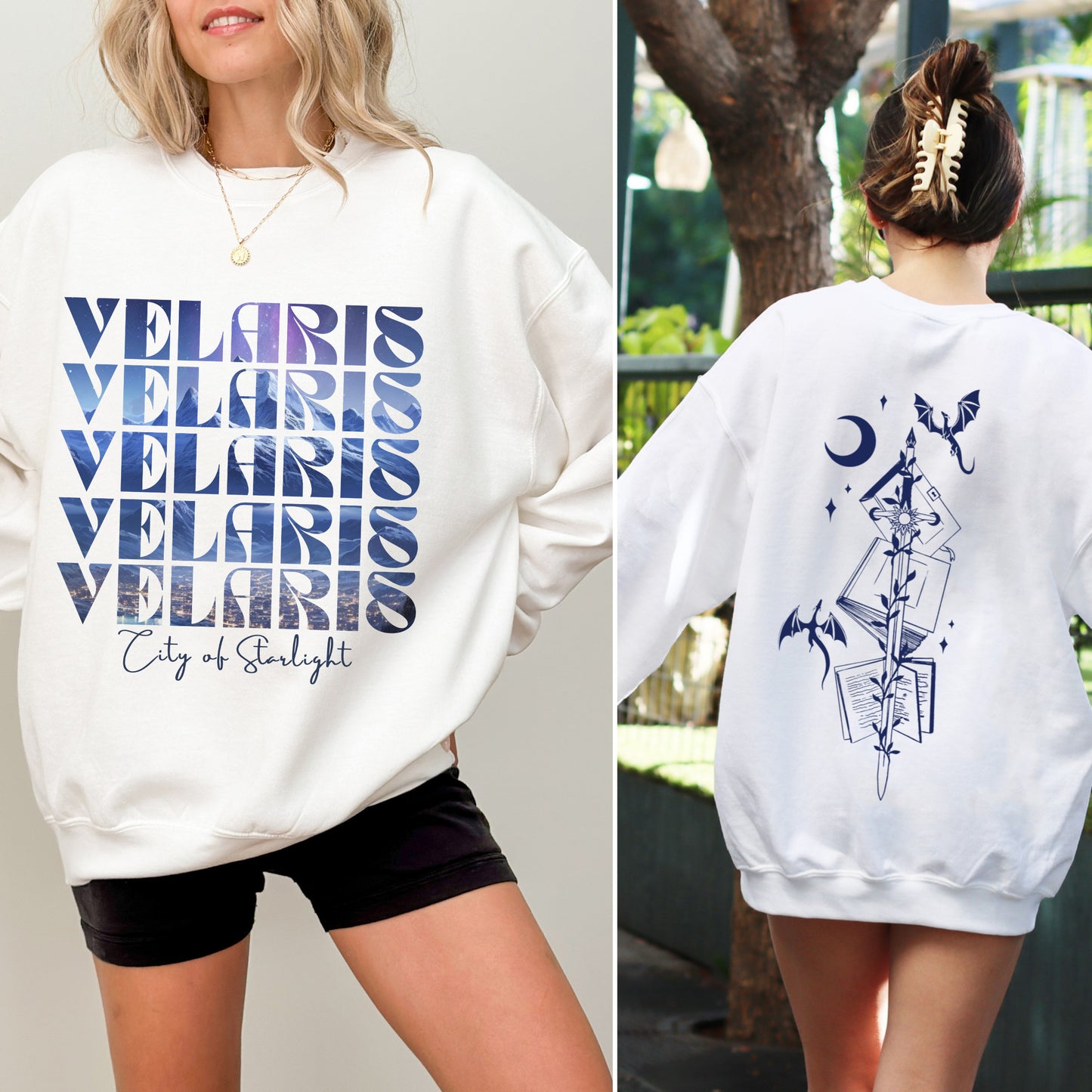 Velaris Back Print Sweatshirt