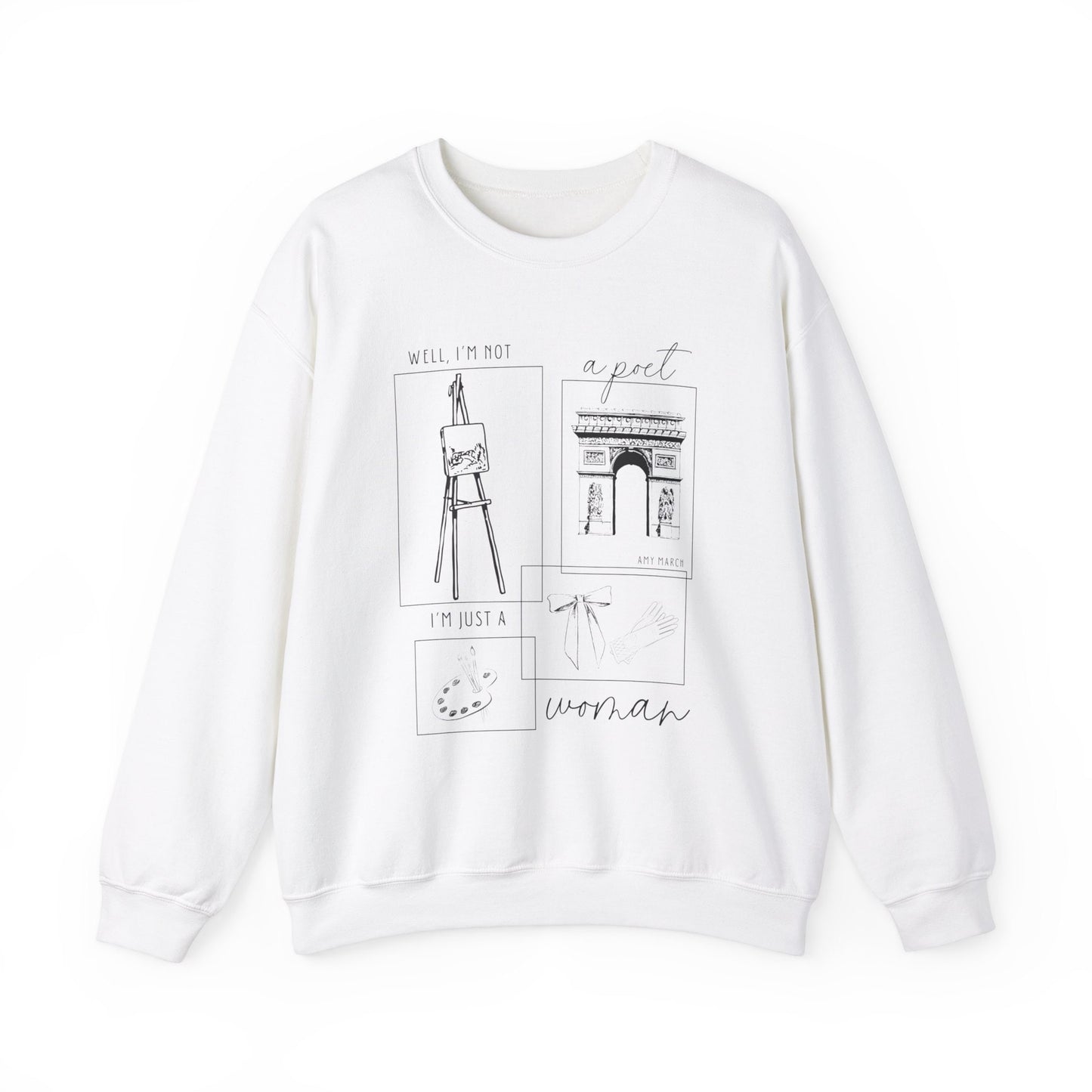 Amy March Not A Poet Sweatshirt