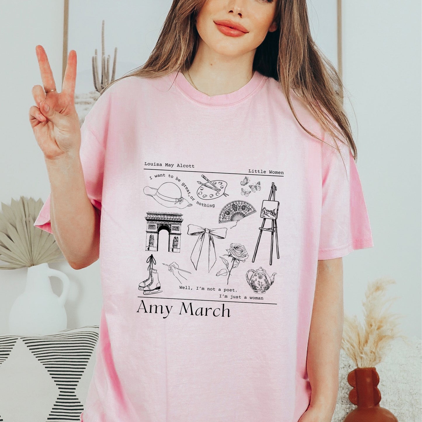 Amy March Collage Shirt