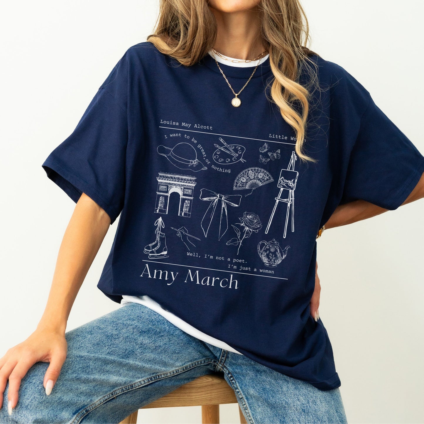 Amy March Collage Shirt