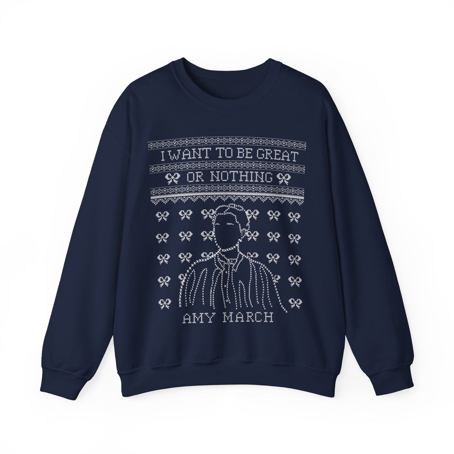 Amy March Cross Stitch Sweatshirt