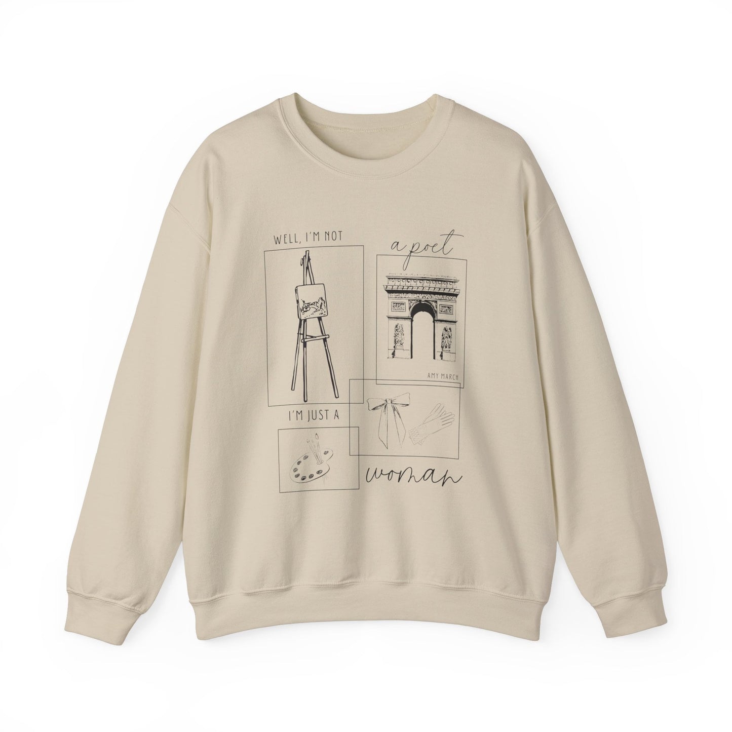 Amy March Not A Poet Sweatshirt