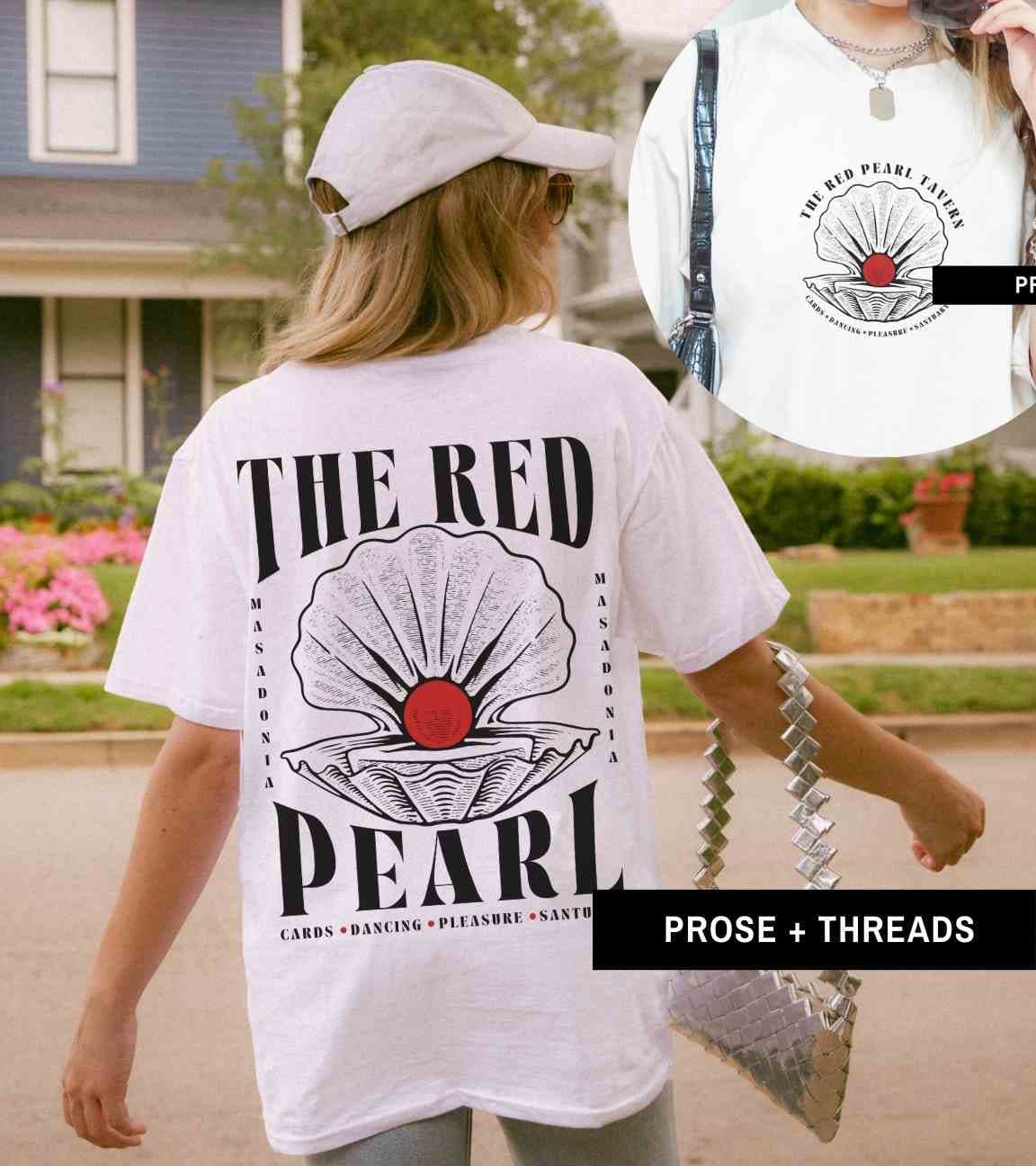 Red Pearl Tavern Front & Back Design Shirt