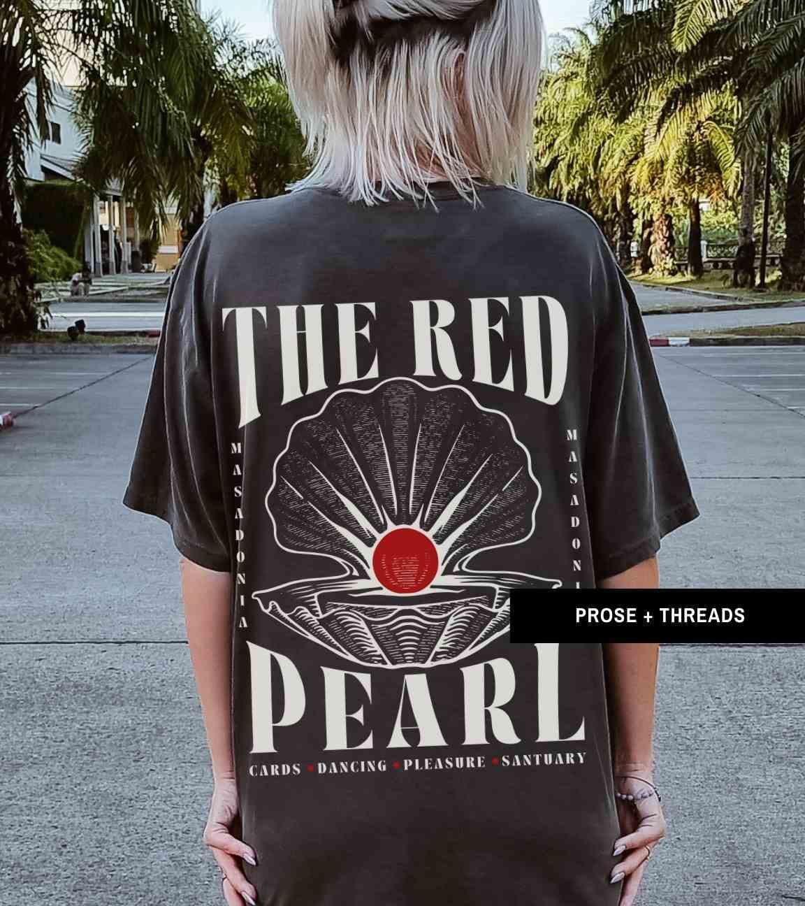 Red Pearl Tavern Front & Back Design Shirt