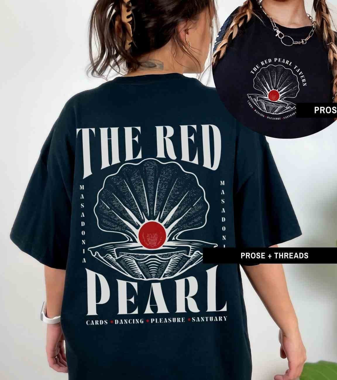 Red Pearl Tavern Front & Back Design Shirt